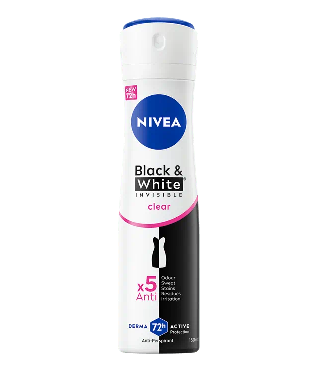 Black & White invisible clear anti-perspirant
