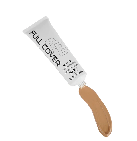 Ruby Beauty RB-3017 Full Cover Matte Liquid Foundation (BEIGE 02)