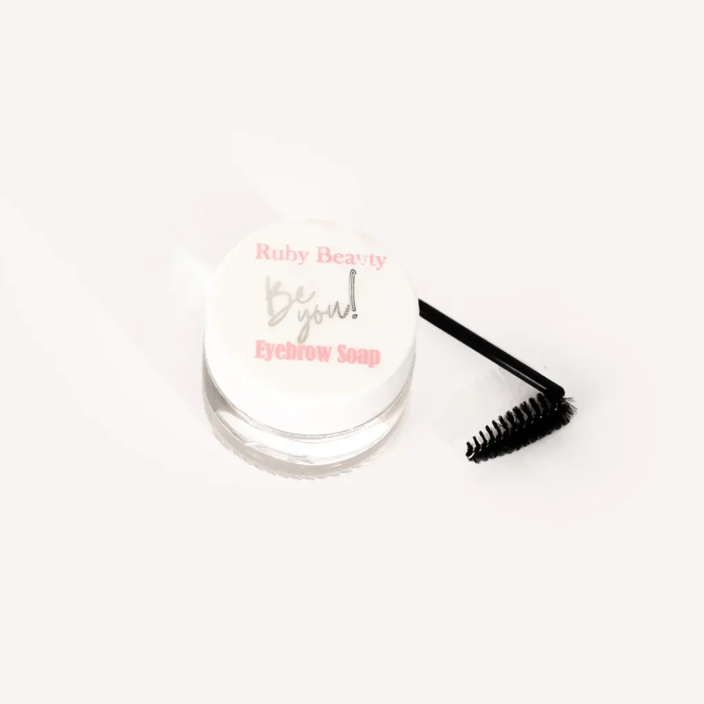 Ruby Beauty RB-4039 Eyebrow Soap with Brush – Clear Brow Styling Gel