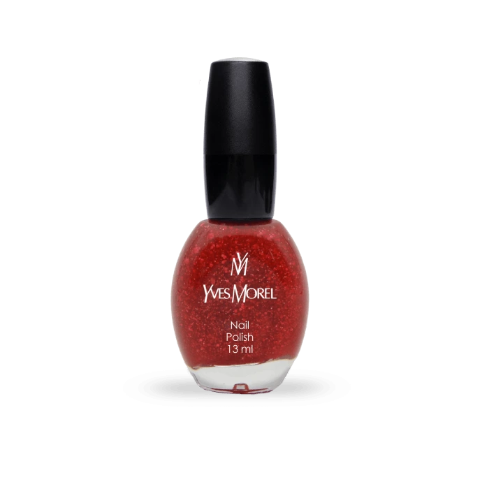 Yvesmorel Nail Polish 80 – Falu Red Glitter