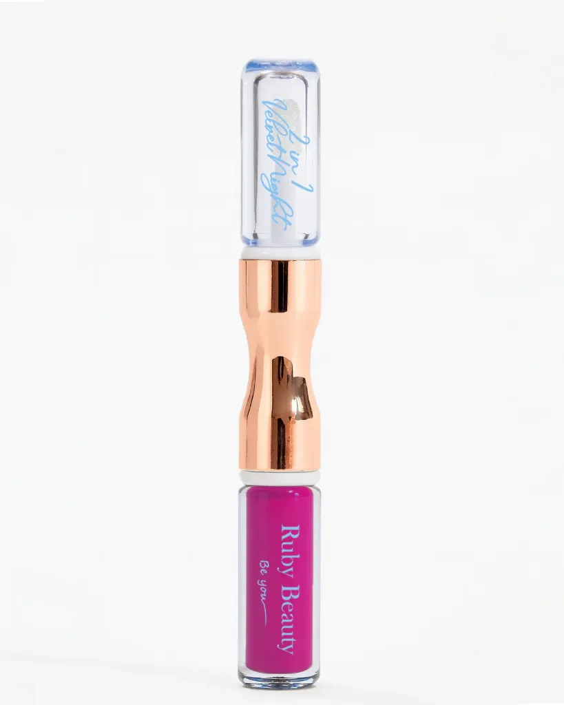 Ruby Beauty RB-4055 Velvet Night 2-in-1 Lipstick & Lip Oil