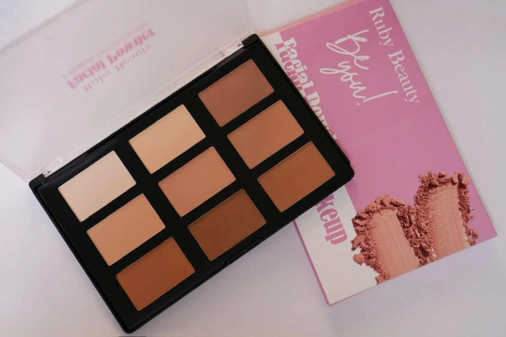 Ruby Beauty RB-4023 9-Shades Face Powder Palette
