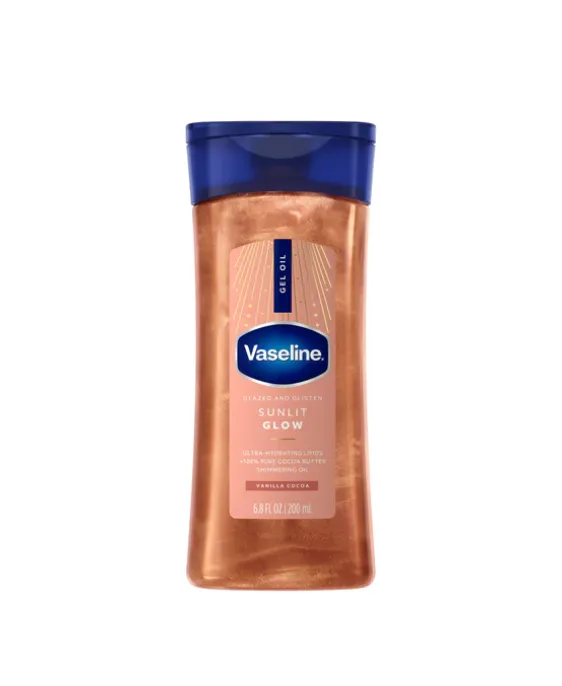 Vaseline Glazed And Glisten Golden Sunlit Glow