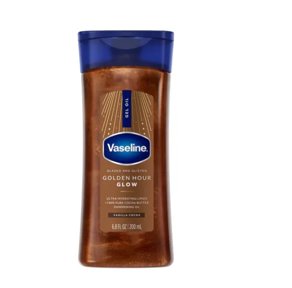 VASELINE GLAZED AND GLISTEN GOLDEN HOUR GLOW