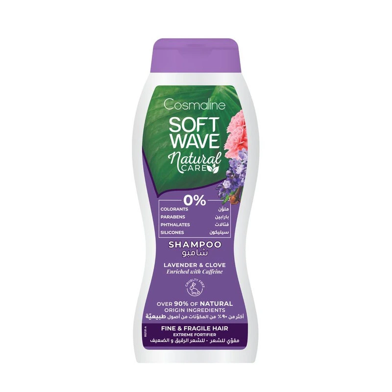 Soft Wave Natural Care Shampoo For Fine & Fragile Hair 400Ml