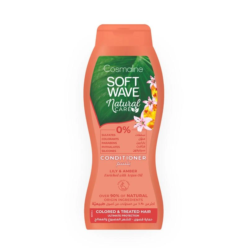 Soft Wave Natural Care Conditioner For Colored & Treated Hair 400Ml