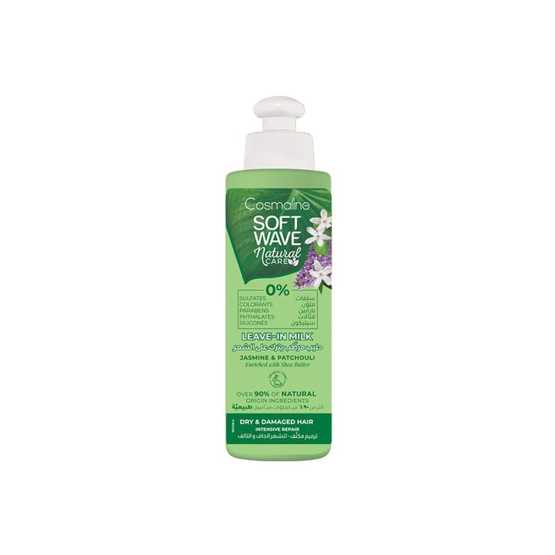 Soft Wave Natural Care Leave In Milk For Dry & Damaged Hair 250Ml