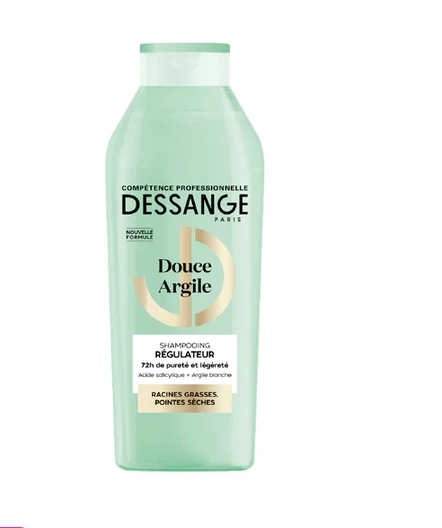 Dessange Gentle Clay Regulating Shampoo For Oily Roots & Dry Ends 280 mL