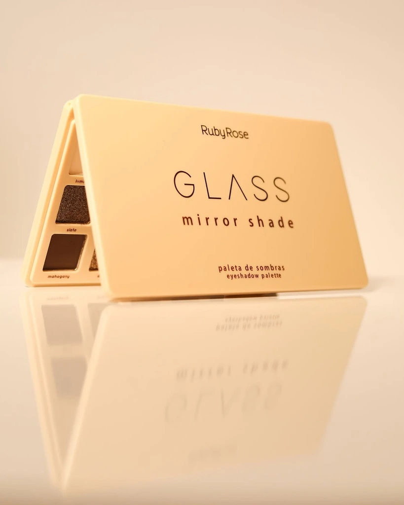 Ruby Rose Glass Mirror Shade Eyeshadow Palette 18 Shades HB-F2603