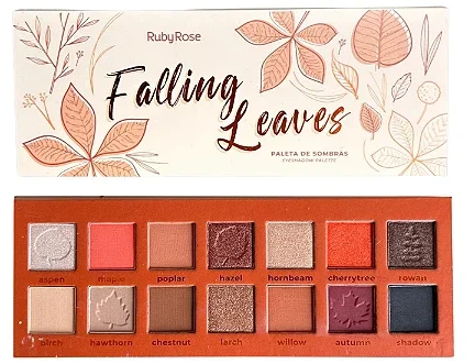 Ruby Rose Falling Leaves Eyeshadow Palette 14 Shades HB-F539