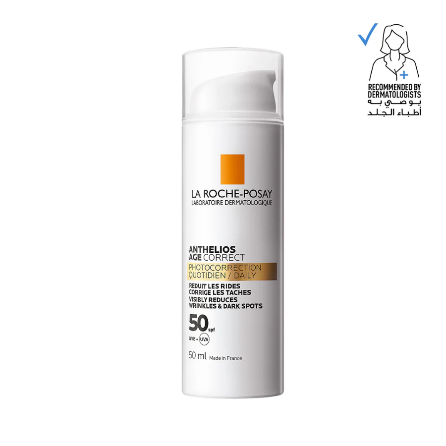 LA ROCHE POSAY ANTHELIOS AGE CORRECT SPF50 ANTI AGEING INVISIBLE SUNSCREEN WITH NIACINAMIDE 50ML