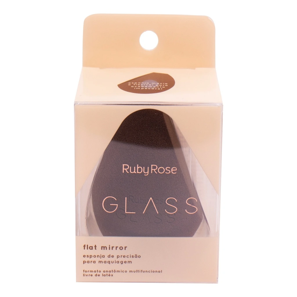 Ruby Rose Glass Egg Flat Mirror Sponge HB-S06