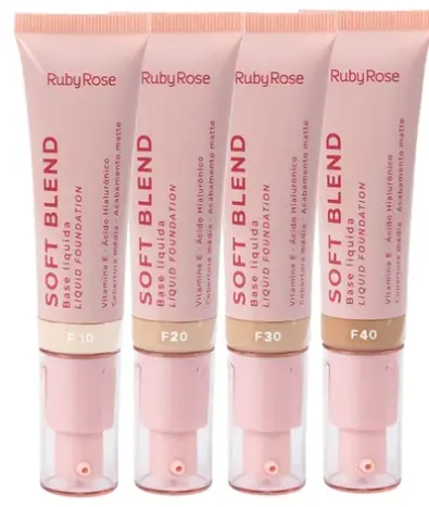 Ruby Rose Soft Blend Liquid Foundation Pink M301 (F20)