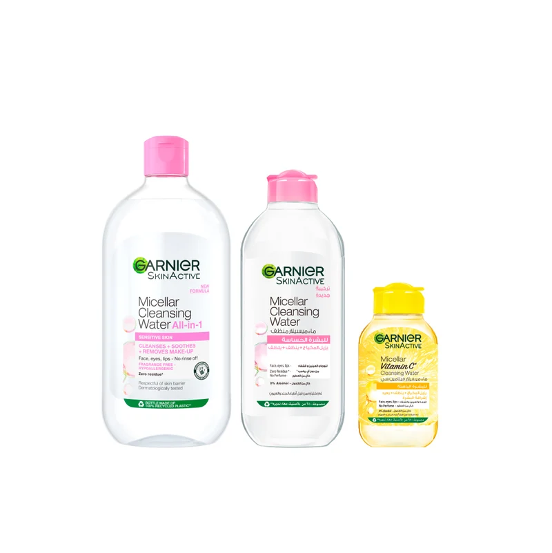 Garnier Micellar Cleanser Trio Bundle At 20% Off