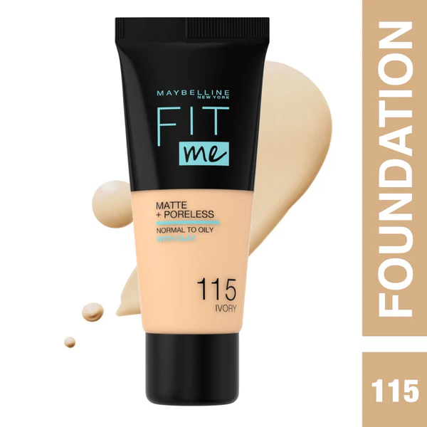 Maybelline - FIT ME® MATTE + PORELESS FOUNDATION MAKEUP (Normal To Oily Skin) (115)